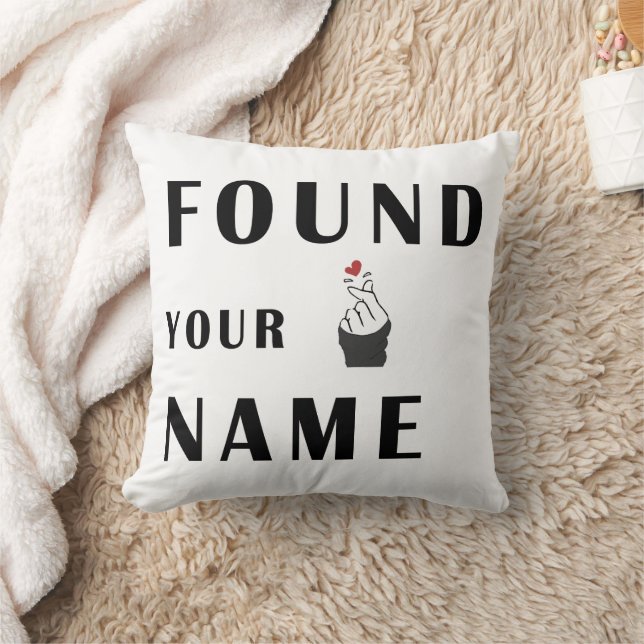 The Finger Heart Cushion (Blanket)