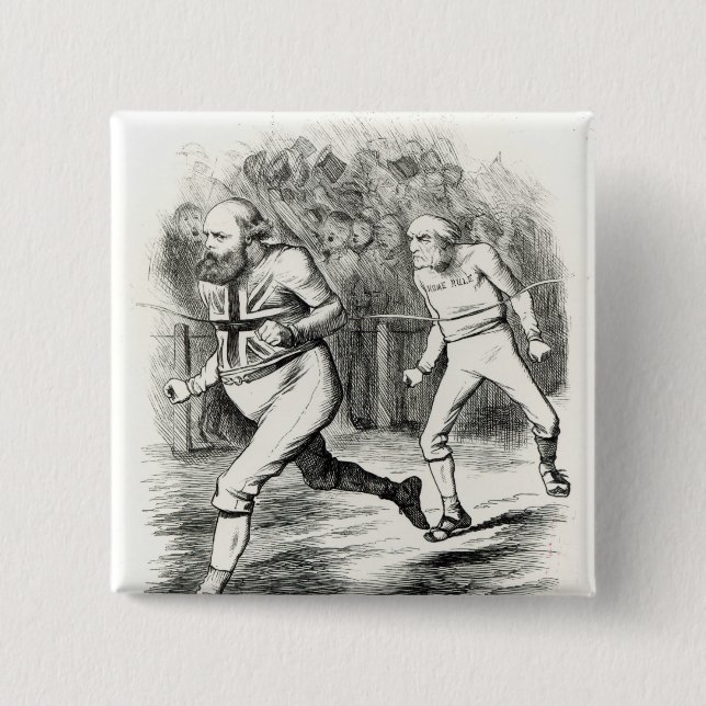 The Finish 15 Cm Square Badge (Front)