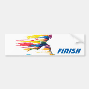 The Finish Motivational Bumper Sticker