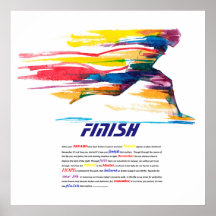 The Finish Motivational Poster