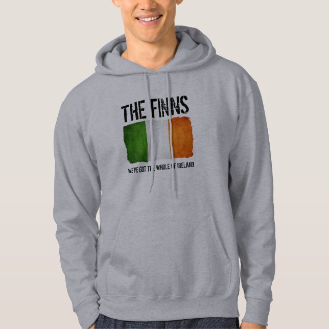 THE FINNS - 'WEVE GOT THE WHOLE OF IRELAND' - FLAG HOODIE (Front)
