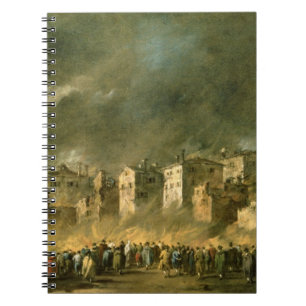 The Fire at San Marcuola (oil on canvas) Notebook