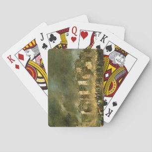 The Fire at San Marcuola (oil on canvas) Playing Cards