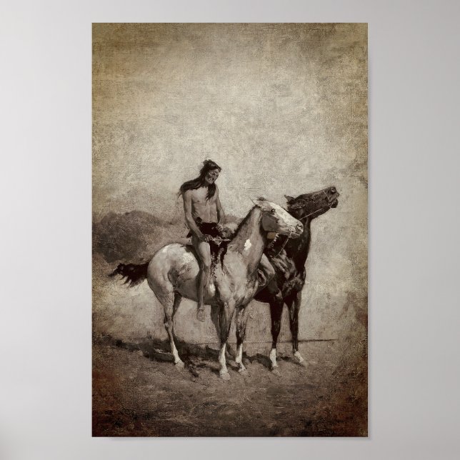 The Fire-Eater Slung His Victim Across His Pony Poster (Front)