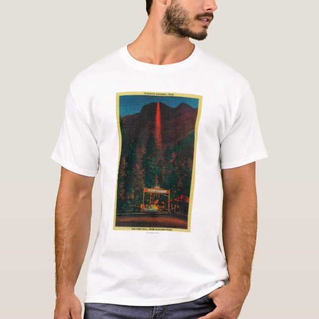 The Fire Fall from Glacier Point T-Shirt (Front)