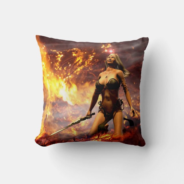 the fire goddess cushion (Front)