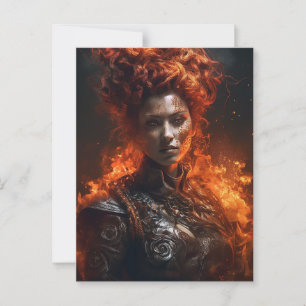 The Fire Goddess Postcard