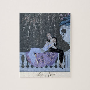The Fire, illustration for 'Fetes Galantes' by Pau Jigsaw Puzzle