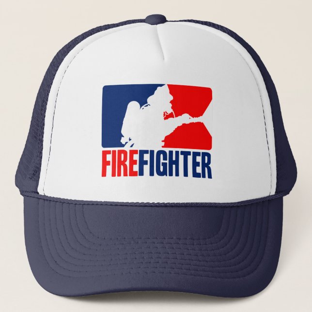 The Firefighter Action Trucker Hat (Front)