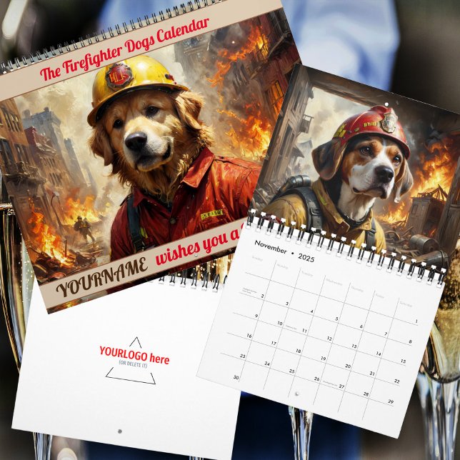 The Firefighter Dogs 2026 Personalised Calendar (Creator Uploaded)
