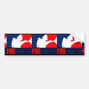 The Firefighter Headliner in Tri-colours Bumper Sticker