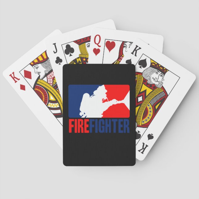 The Firefighter Headliner in Tri-colours Playing Cards (Back)