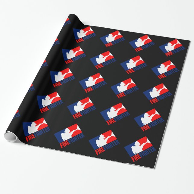 The Firefighter Headliner in Tri-colours Wrapping Paper (Unrolled)