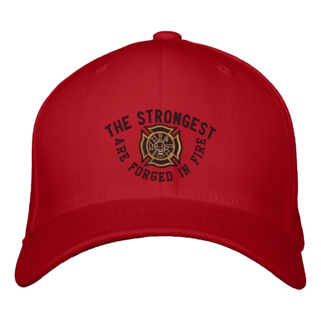 The Firefighter Saying Custom Embroidery Embroidered Hat (Front)