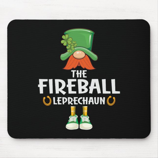 The Firell Leprechaun Saint Patrick's Day Party  Mouse Pad (Front)
