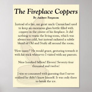 The Fireplace Coppers Poster