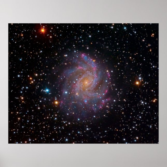 The Fireworks Galaxy Outer Space Photo Poster (Front)