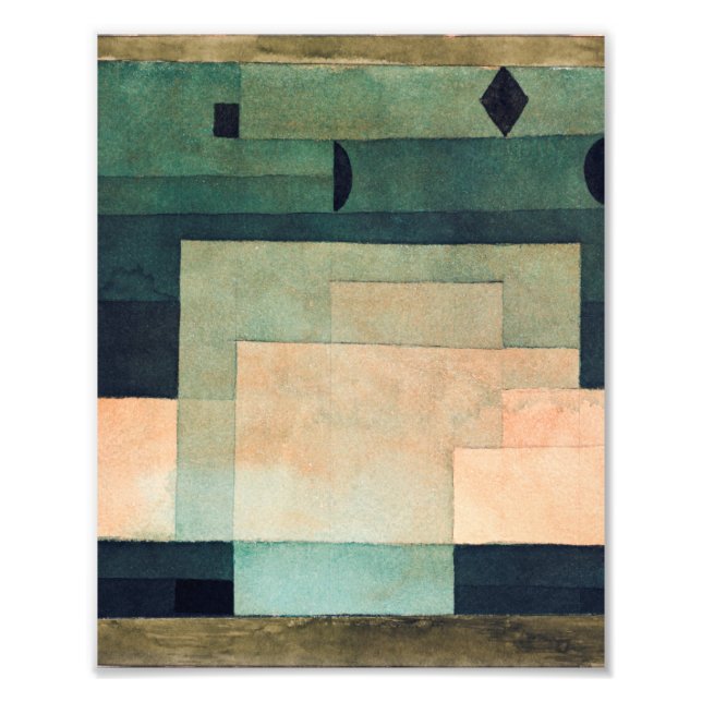 The Firmament Above the Temple (1922) by Paul klee Photo Print (Front)