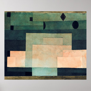 The Firmament Above the Temple (1922) by Paul klee Poster