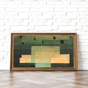 The Firmament Above the Temple, Paul Klee Art Poster