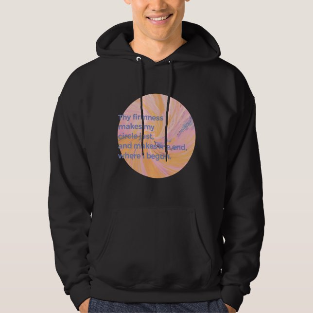 The Firmness - Orange Hoodie (Front)