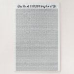 The first 100,000 digits of Pi Jigsaw Puzzle<br><div class="desc">The first 100, 000 digits of Pi Poster</div>