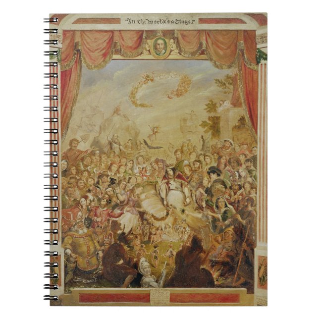 The First Appearance of William Shakespeare (1564- Notebook (Front)