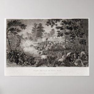 The First Battle of Bull Run Poster