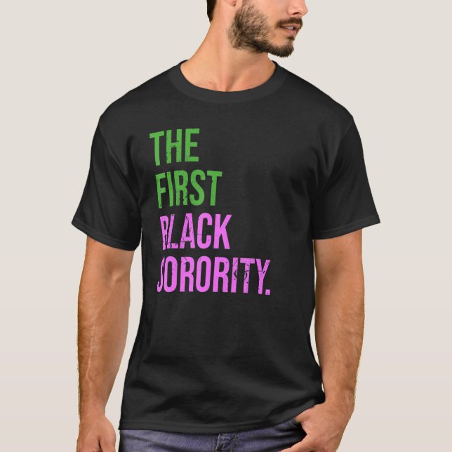 The First Black Sorority Black History Month T-Shirt (Front)