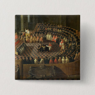 The First Chapter of the 25th Council of Trent, Ve 15 Cm Square Badge
