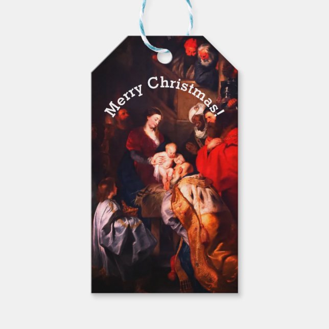 The First Christmas Croatian Gift Tag (Front)