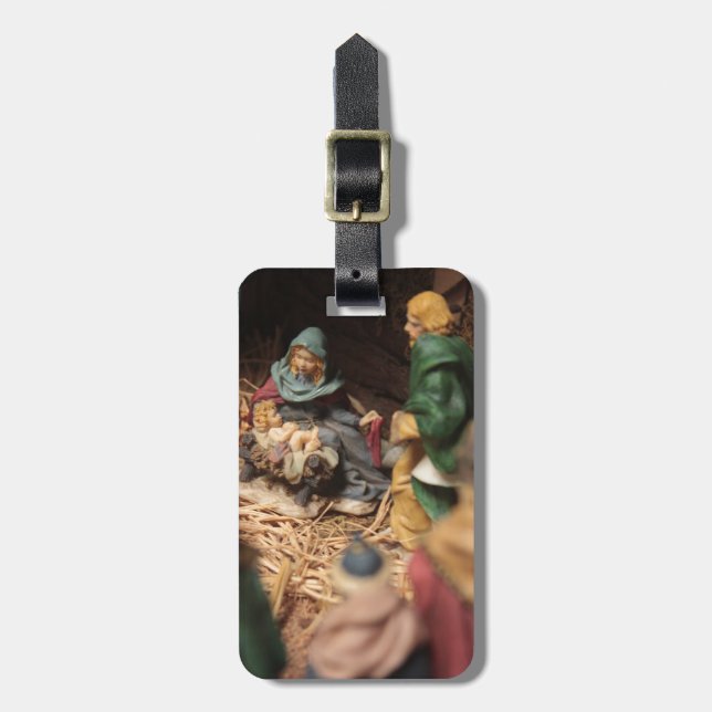 The First Christmas Luggage Tag (Front Vertical)