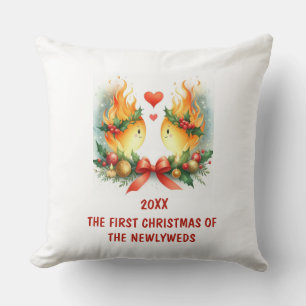 THE FIRST CHRISTMAS OF THE NEWLYWEDS CUSHION