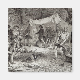 The First Day at Jamestown Magnet