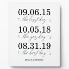 The First Day, The Yes Day, The Best Day Wedding