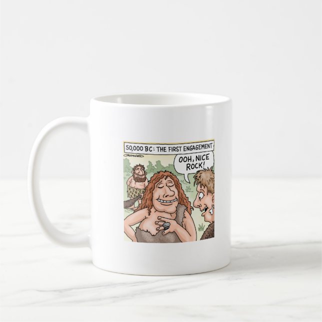 The first engagement coffee mug (Left)