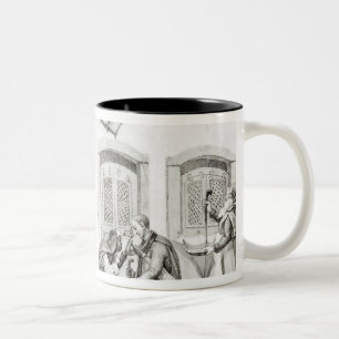 The First Jobs of the Morning Two-Tone Coffee Mug