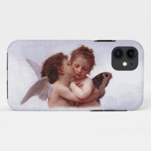 The First Kiss painting by William Bouguereau iPhone 11 Case