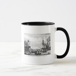 The First Landing of Columbus at America Mug