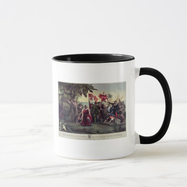 The First Landing of Columbus Mug (Right)