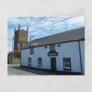 The First & Last Pub in England, Sennen, Cornwall. Postcard