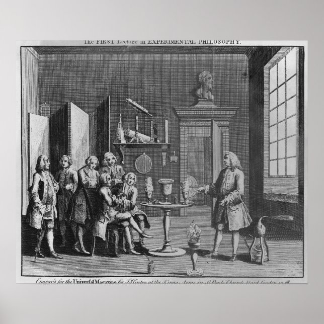 The First Lecture in Experimental Philosophy Poster (Front)