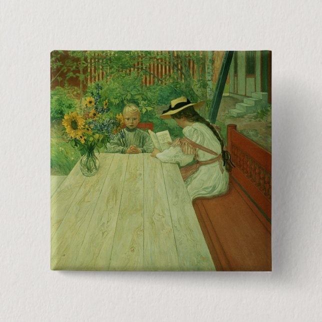 The First Lesson, 1903 15 Cm Square Badge (Front)