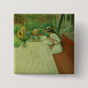 The First Lesson, 1903 15 Cm Square Badge