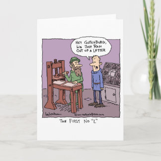 The First No "L" Holiday Card