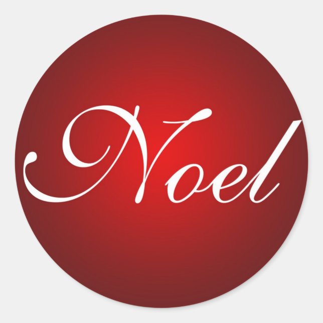 The First Noel Customisable Holiday Card Stickers (Front)