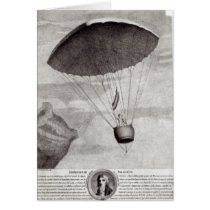 The First Parachute Descent