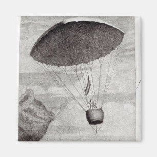 The First Parachute Descent Magnet