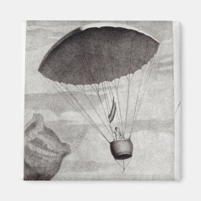 The First Parachute Descent Magnet (Front)