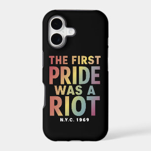 The First Pride Was A Riot LGBT Gay Ally Rainbow 